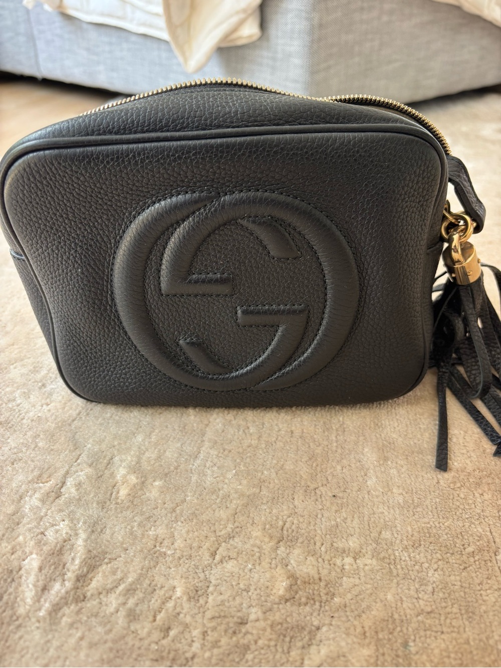 Black Gucci bag